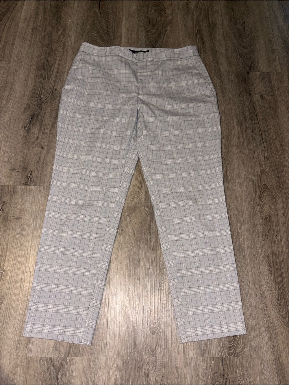 Zara | Gray Plaid Pants